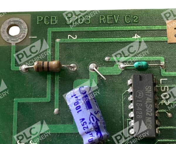 Gould Modicon PCB Rev C2 AS-2030-000 PCB Rev C9 Circuit Board S203 - Image 3