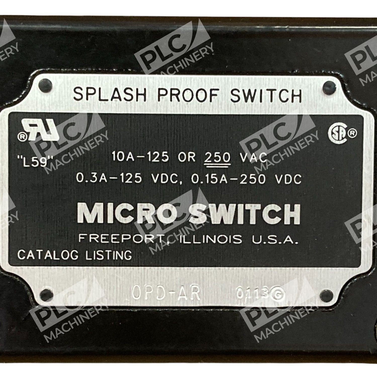 Micro Switch Honeywell 0PD-AR 10A-125 or 250 VAC Splash Proof Switch OPD-AR - Image 6