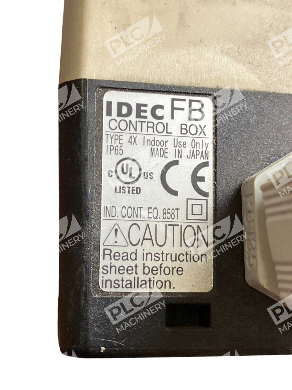 Creform Idec FB Control Box 858T Type 4X - Image 2