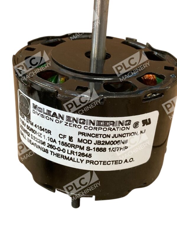 Zero McLean Engineering 1/37HP 1550RPM 1.10A Fan Motor JB2M006N - Image 7