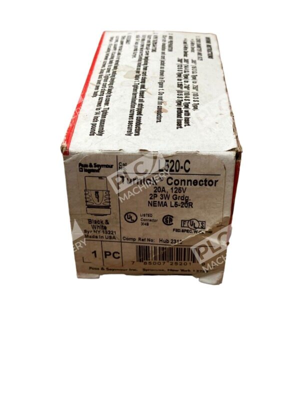 Pass & Seymour L520-C Turnlok Connector Legrand New In Box