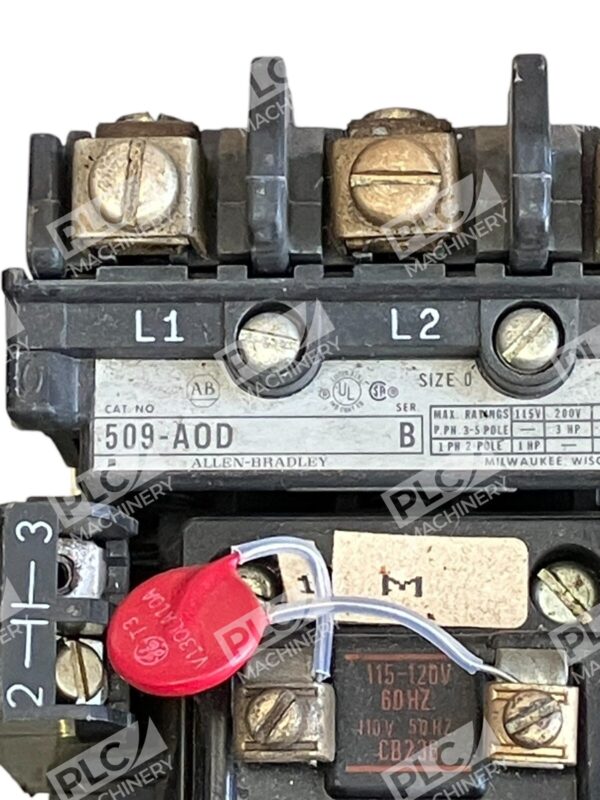 Allen Bradley 509-AOD /B w/ CB236, 595-A /B - Image 2