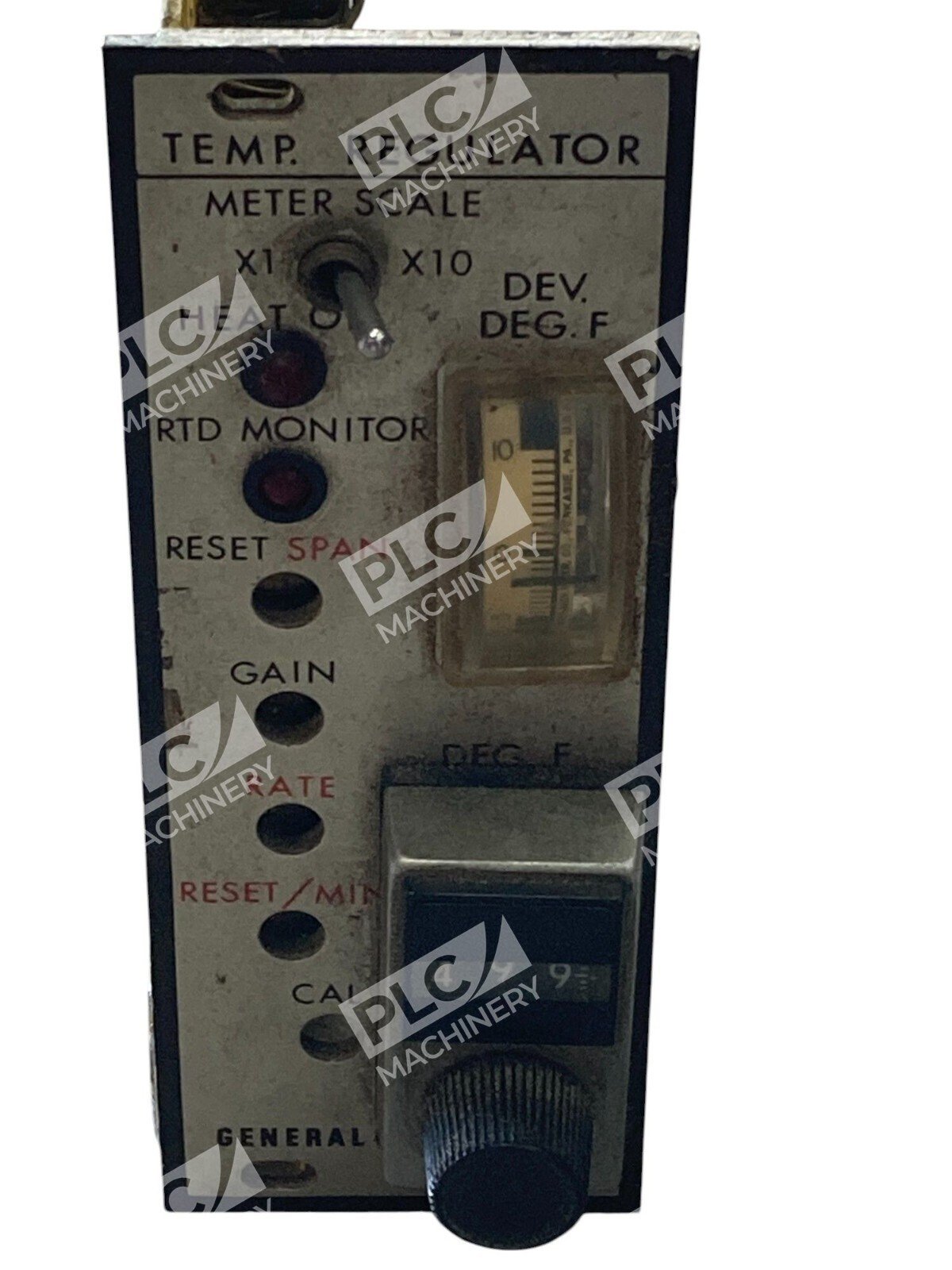 General Electric Temperature Regulator Meter Scale 68A944821G1 - Image 2
