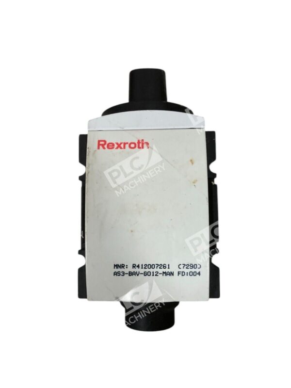 Rexroth AS3-BAV-G012-MAN Manual Valve Shut Off Valve R412007261