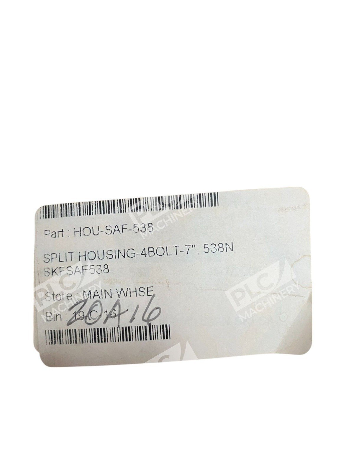 SKF 4-Bolt 7" 538N SKFSAF538 Split Housing SAF538N - Image 4