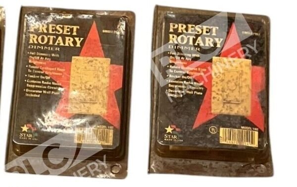 Star Single Pole Preset Rotary Dimmer 140W (lot of 2)