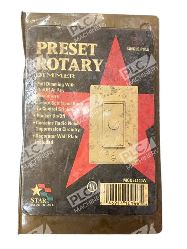 Star Single Pole Preset Rotary Dimmer 140W (lot of 2) - Image 2