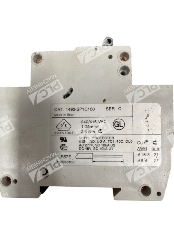 Allen Bradley 16A C16 1492-SP Circuit Breaker 1492-SP1C160 /C - Image 3