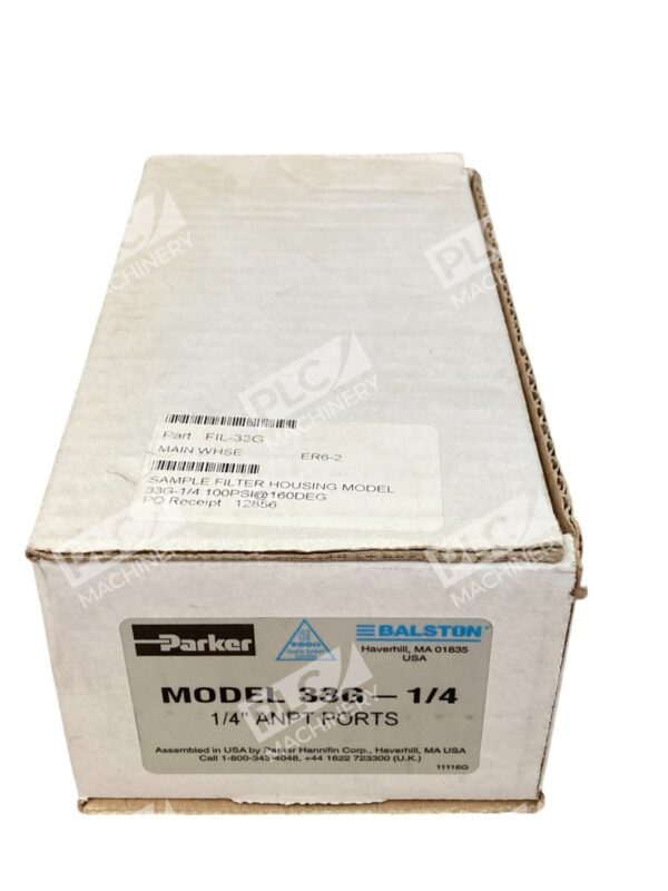 Parker 1/4" ANPT Ports Filter Housing 33G-1/4 - Image 2