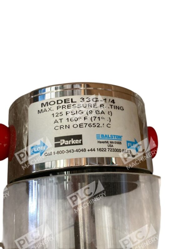 Parker 1/4" ANPT Ports Filter Housing 33G-1/4 - Image 5