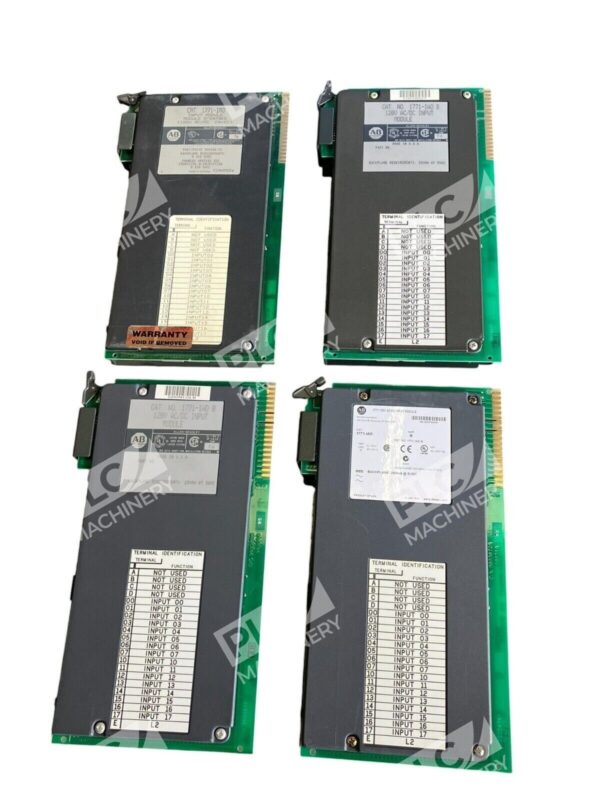 Allen Bradley 1771 120V AC/DC Input Module 1771-IAD /B (lot of 4)