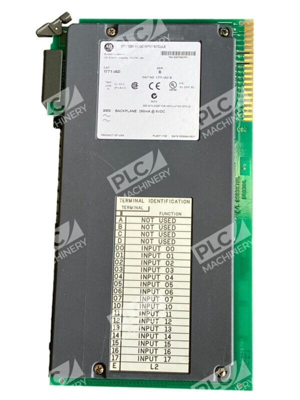 Allen Bradley 1771 120V AC/DC Input Module 1771-IAD /B (lot of 4) - Image 2