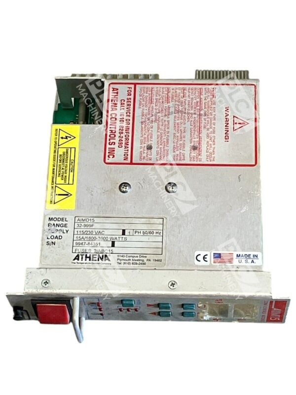 Athena 32-999F 115/230VAC 1PH 50/60Hz 15A/1800-3600W Zone Control Module AIMD15