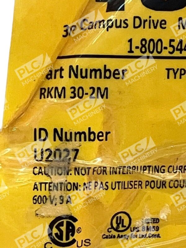 Turck 2818M Single Ended Cordset RKM 30-2M - Image 4