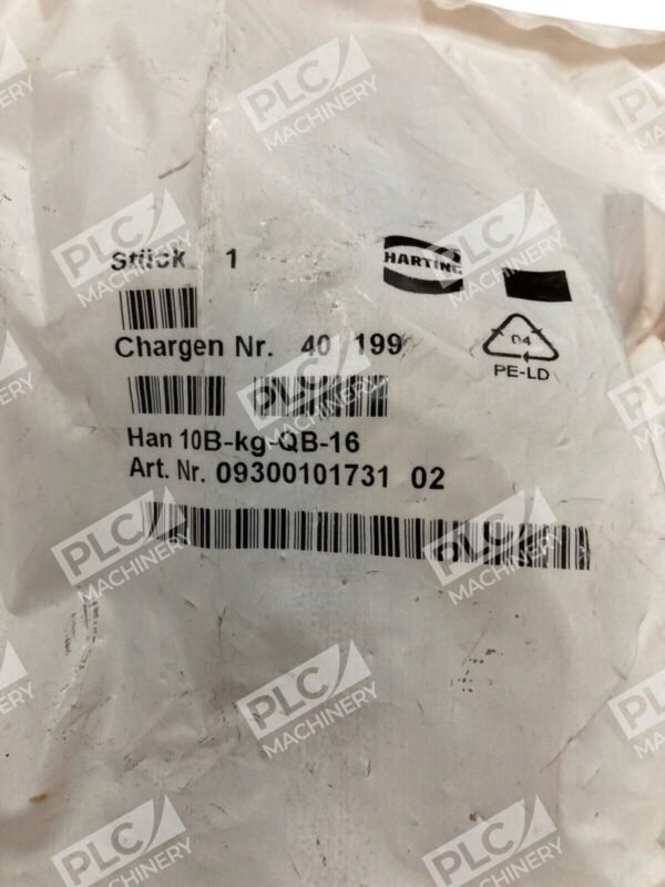 Harting HAN-10B-kg-QB-16 Top Entry Hood Aluminum 09300101731