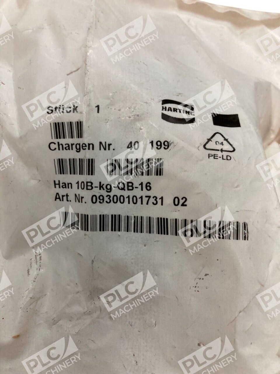 Harting HAN-10B-kg-QB-16 Top Entry Hood Aluminum 09300101731
