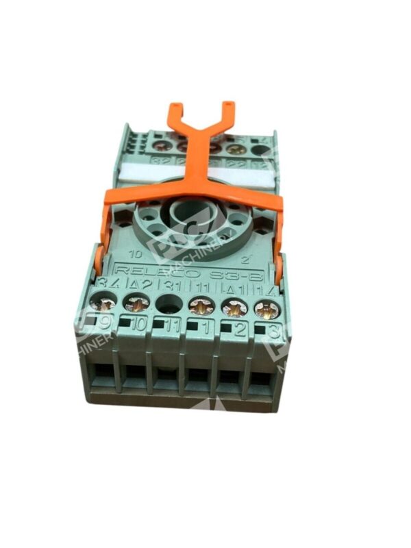 Lot of 5 Releco S3-B 2-Pole Relay Socket 8-Pin Octal DIN/Panel Mount 10A 300V - Image 3