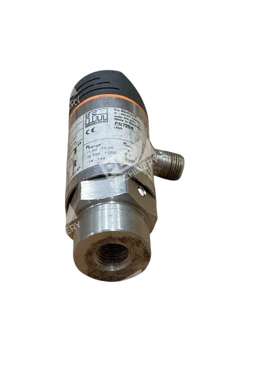 IFM PN7204 Pressure Sensor 0-10 Bar IP65 Industrial Display Outputs