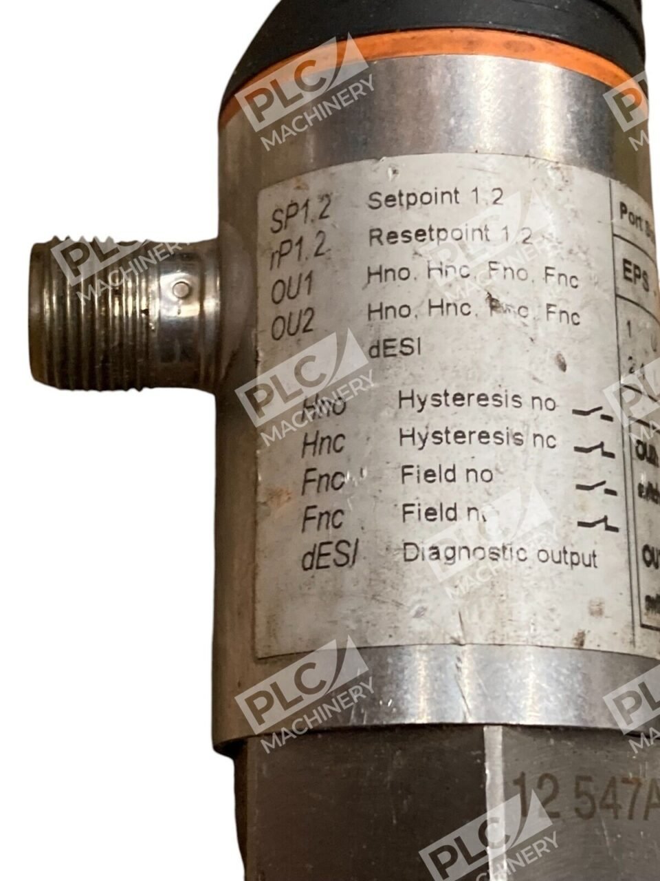 IFM PN7204 Pressure Sensor 0-10 Bar IP65 Industrial Display Outputs - Image 2