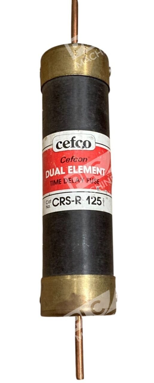 Cefco Cefcon Class RK-5 Dual Element 600V 125A Time Delay Fuse CRS-R125