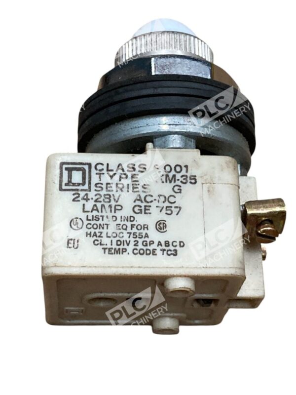 Square D 9001‑KM‑35 (Harmony 9001K) 30 mm 24‑28 VAC/DC Incandescent Pilot Light