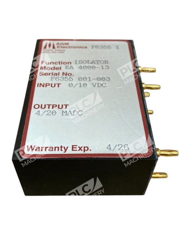 AGM Electronics 0/10VDC 4/20MADC F6355 1 Isolator EA 4000-13