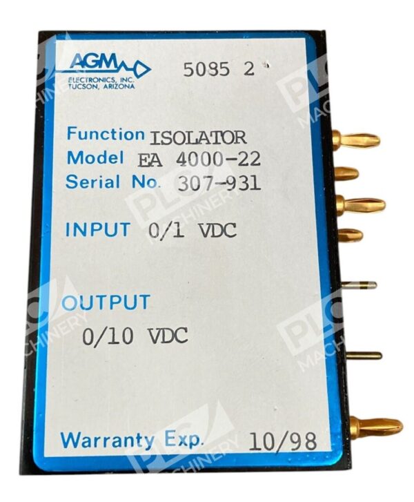 AGM Electronics 0/1VDC 0/10VDC 5085 2 Isolator EA 4000-22