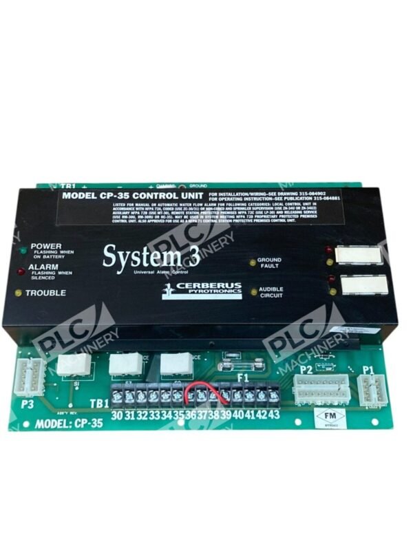 Cerberus Pyrotronics System 3 Control Unit Model CP-35 - Image 2