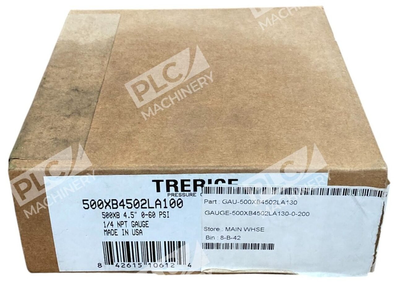 Trerice 500XB 4/5" 0-60PSI 1/4"NPT Pressure Gauge 500XB4502LA100