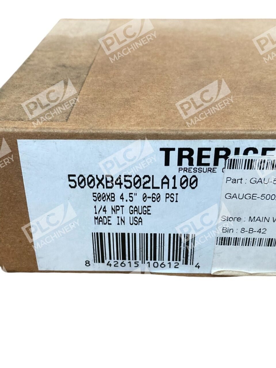 Trerice 500XB 4/5" 0-60PSI 1/4"NPT Pressure Gauge 500XB4502LA100 - Image 2