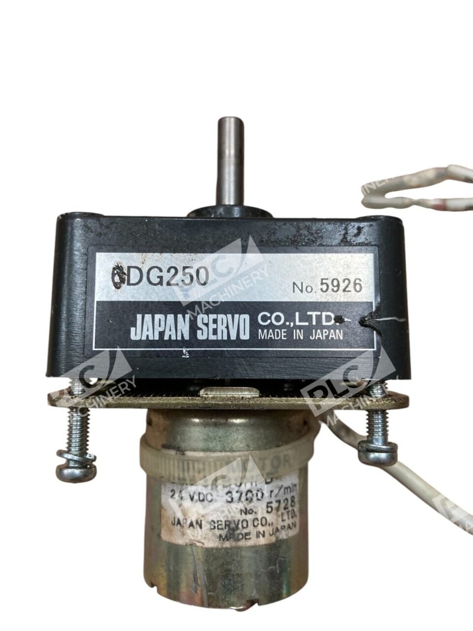 Japan Servo Co DME34B6HPB DC Motor w/ 5926 6DG250 - Image 2