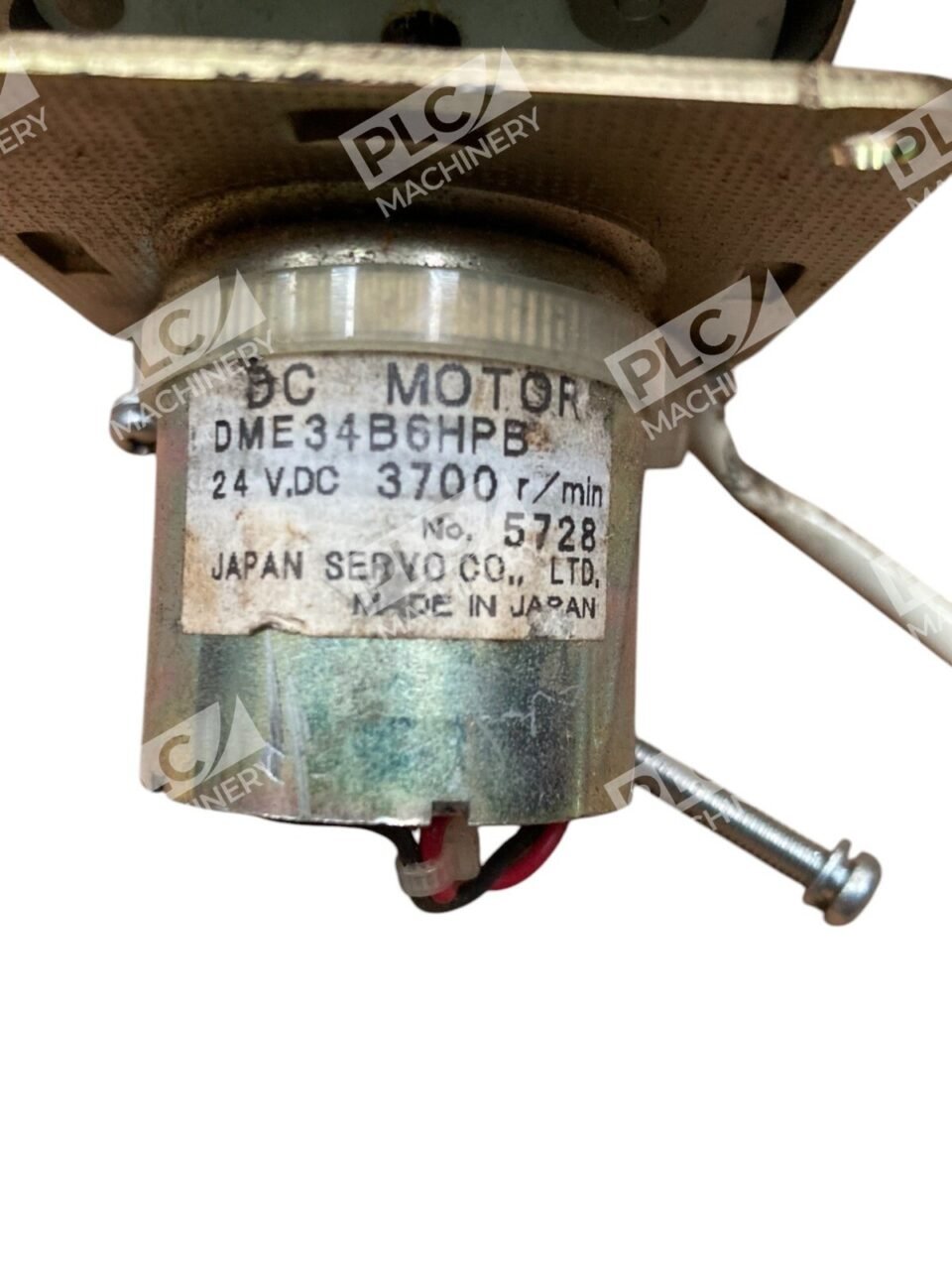 Japan Servo Co DME34B6HPB DC Motor w/ 5926 6DG250 - Image 3