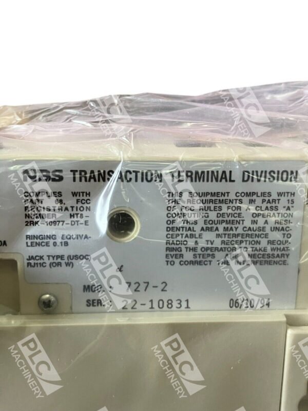 NBS National Business Systems Diebold 5110 Transaction Terminal Division 727-2 - Image 3