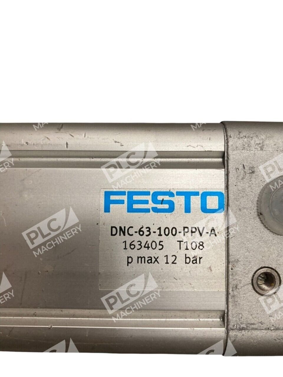 Festo 163405 T108 12bar Pneumatic Cylinder DNC-63-100-PPV-A - Image 2