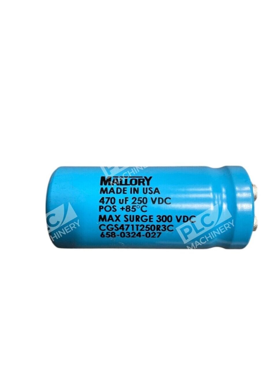 Mallory 250VDC 470uF Capacitor CGs471T250R3C