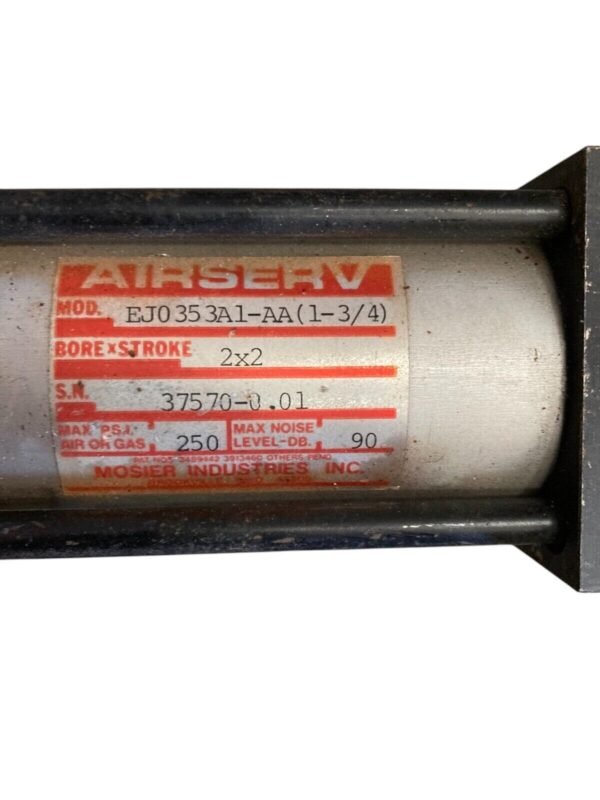 Mosier Airserv 2" Bore 2" Stroke 250PSI Pneumatic Cylinder EJ0353A1-AA(1-3/4) - Image 2