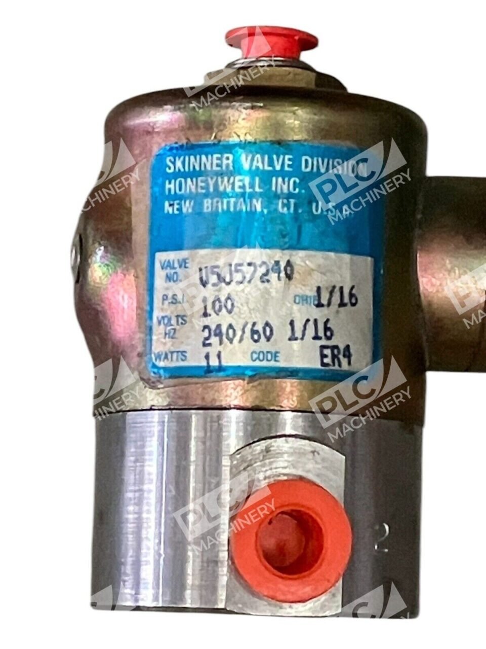 Honeywell Skinner Valve Division 100PSI 11W 240V 60Hz Solenoid Valve V5J57240 - Image 2