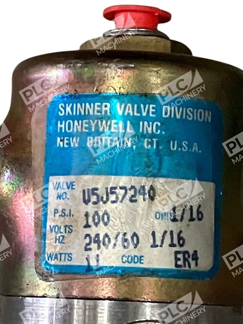 Honeywell Skinner Valve Division 100PSI 11W 240V 60Hz Solenoid Valve V5J57240 - Image 3