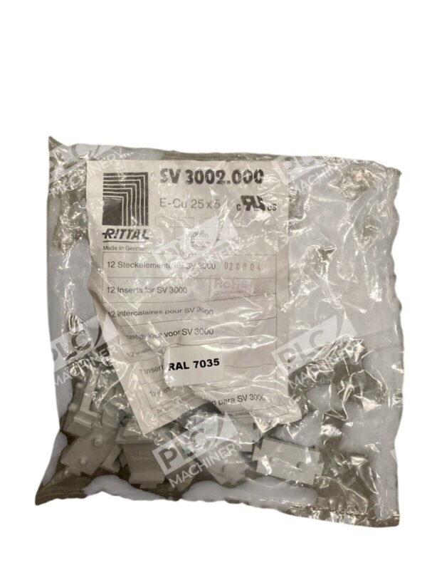 Rittal 60mm 2.36" 12 Inserts For SV 3000 E-Cu25x5 SV3002.000 (lot of 2)