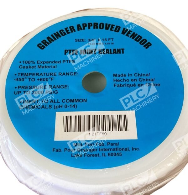 Grainger Approved Vendor 3/4"x15Ft PTFE Joint Sealant 21TF50 - Image 4