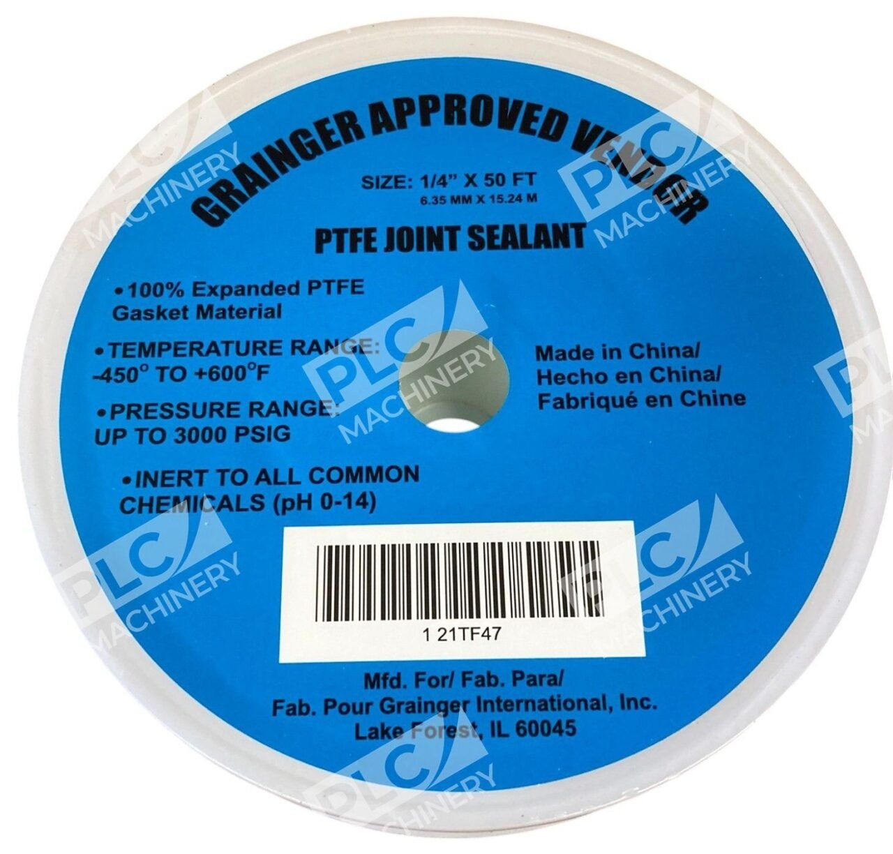 Grainger Approved Vendor 1/4"x50FT PTFE Joint Sealant 21TF47 - Image 5