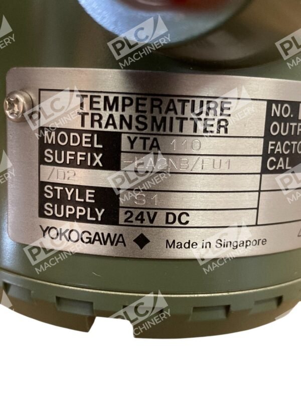 Yokogawa 24VDC S1 4~20mA Temperature Transmitter YTA110-EA2NB/FU1/D2 - Image 8