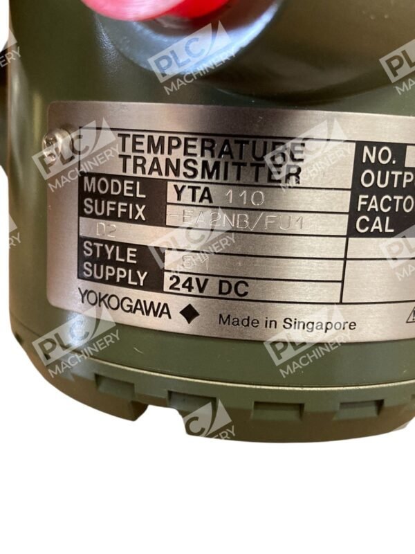 Yokogawa 24VDC S1 4~20mA Temperature Transmitter YTA110-EA2NB/FU1/D2 - Image 9