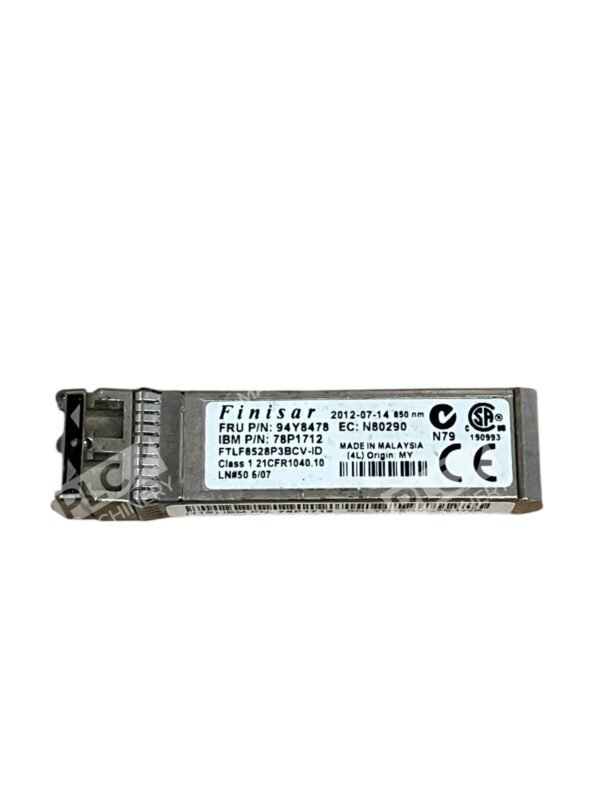 Finisar 94Y8478 78P1712 8GB Shortwave SFP Transceiver FTLF8528P3BCV-ID