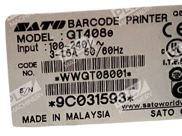 SATO Thermal Barcode Printer GT408e - Image 4