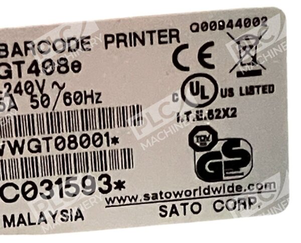SATO Thermal Barcode Printer GT408e - Image 5