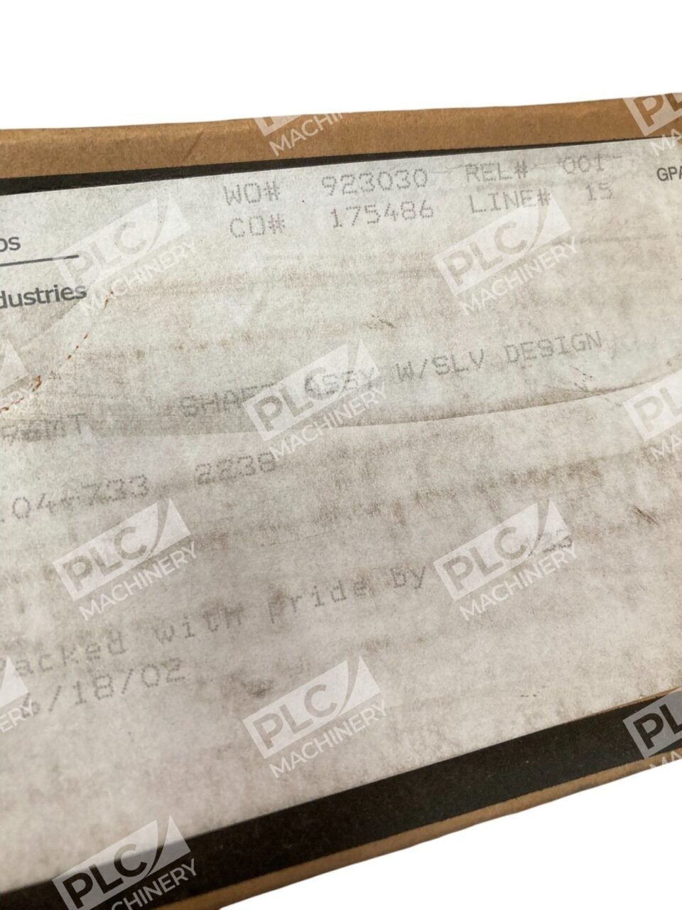 ITT Gould T0-2 3196MT Shaft Assembly W/ Sleeve Design R104-733-2238 - Image 5