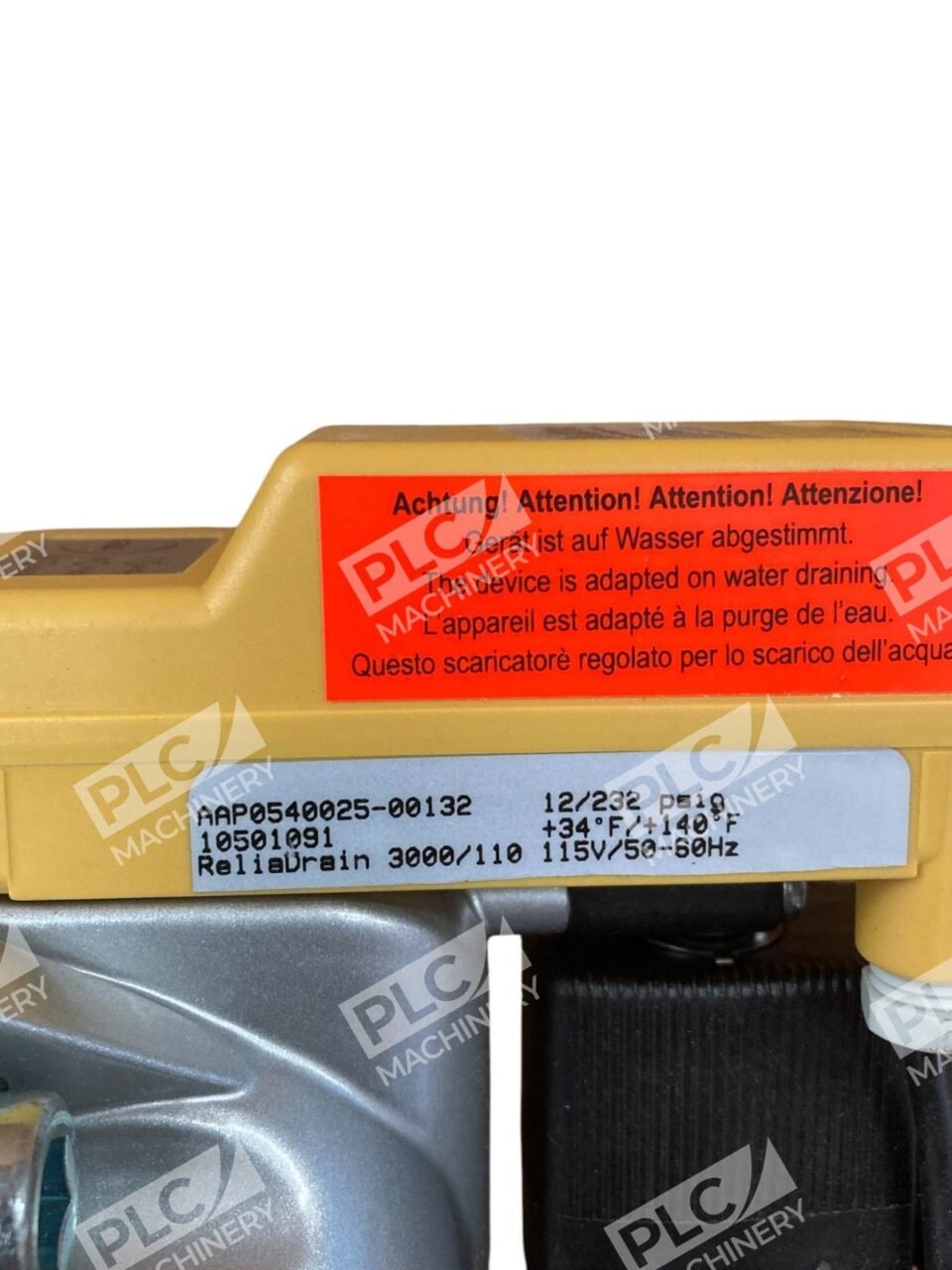 Cameron Zero Loss Condensate Removal ReliaDrain 3000 AAP0540025-00132 - Image 12