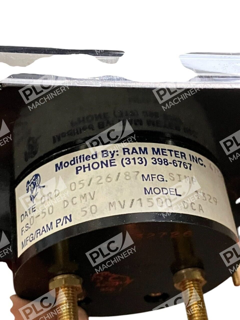 Simpson Ram Meter 47329 1 50MV/15000DCA 0-50DCMV 0-1500 DC Ampere Gauge 1329 - Image 3