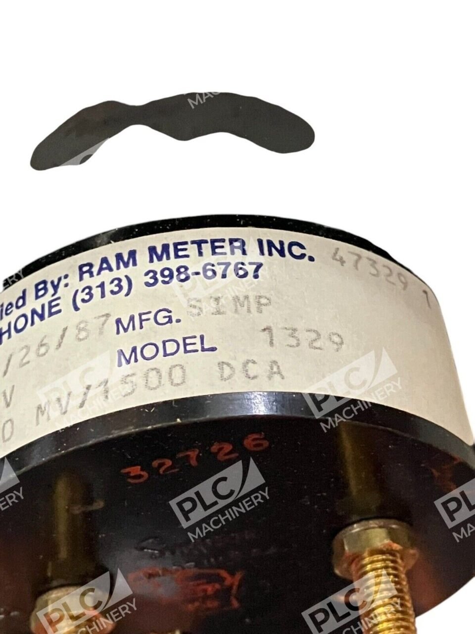 Simpson Ram Meter 47329 1 50MV/15000DCA 0-50DCMV 0-1500 DC Ampere Gauge 1329 - Image 4